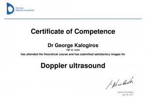 52 certificate competence Doppler