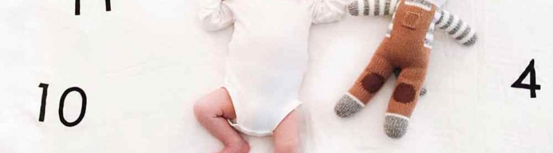Newborn Baby Anniversary Blanket Photography Background Prop Blankets Rug Cloth Calendar Bebe Infant Boy Girl Photo